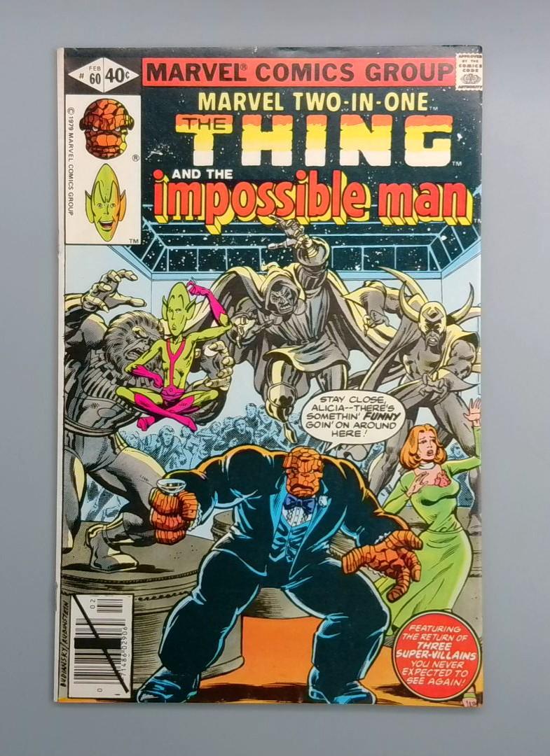 Marvel Two-In-One #60, The Thing and the Impossible Man, Marvel Comics 1980 JR1