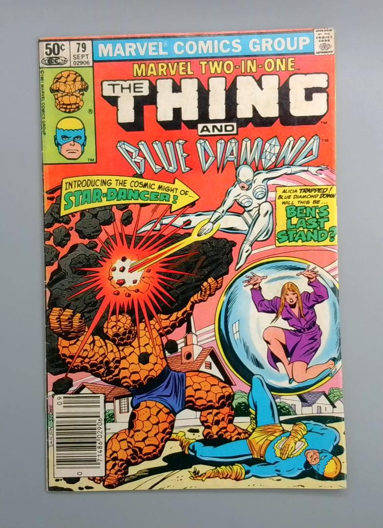 Marvel Two-In-One #79, Blue Diamond, Star-Dagger, Marvel Comics,1981 JR1