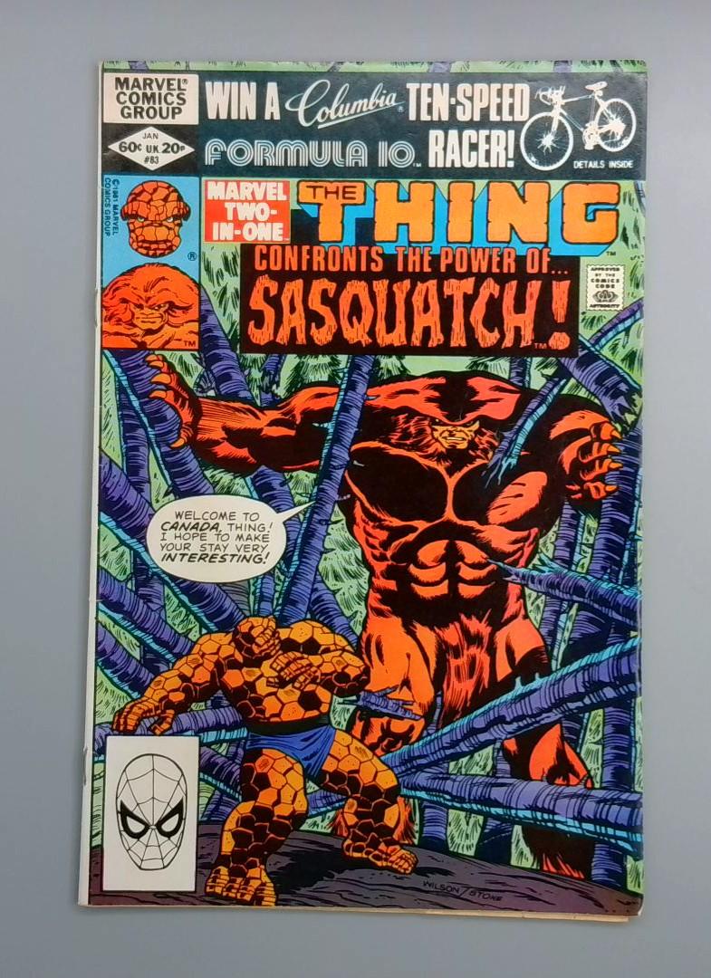 Marvel Two-In-One #83 Marvel Comics,1982 JR1