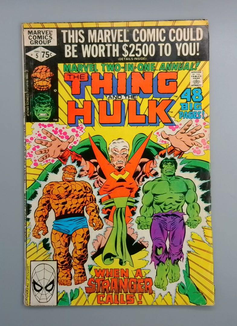 Marvel Two-in-One Annual #5, The Thing and the Hulk, Marvel Comics, 1980 JR1