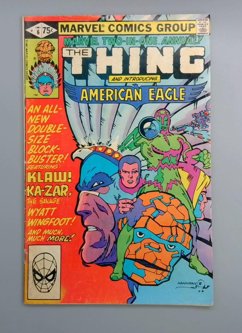 Marvel Two-In-One Annual #6, American Eagle, Marvel Comics, 1984 JR1