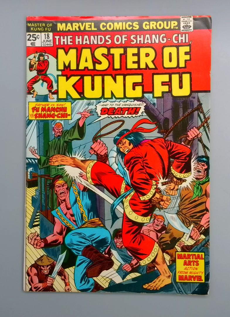 Master of Kung Fu #18, FN- Marvel Comics Group, 1975 JR1