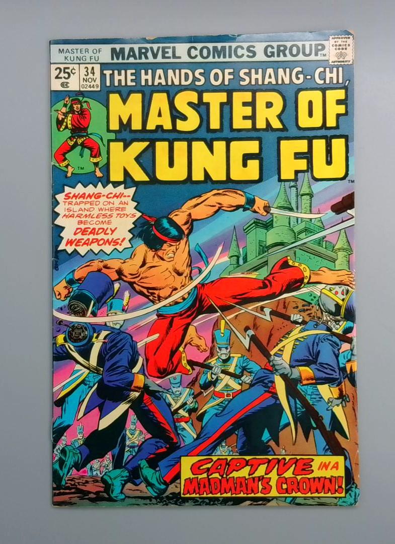 Master of Kung Fu #34, Marvel Comics Group, 1976 JR1