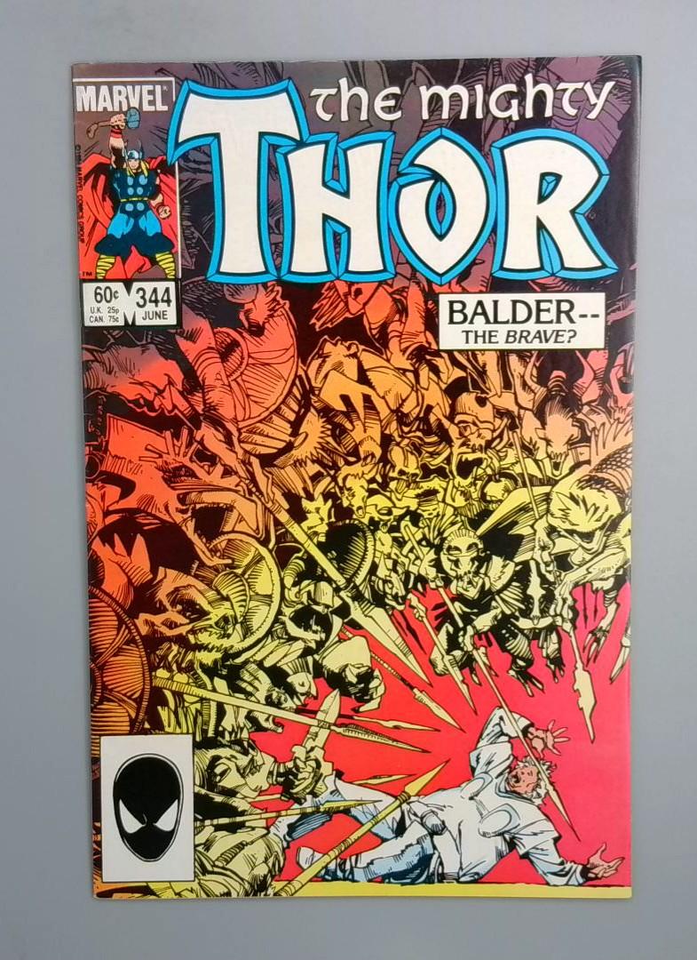 Thor #344 1st Maliketh Dark Elf Marvel, 1984 JR1