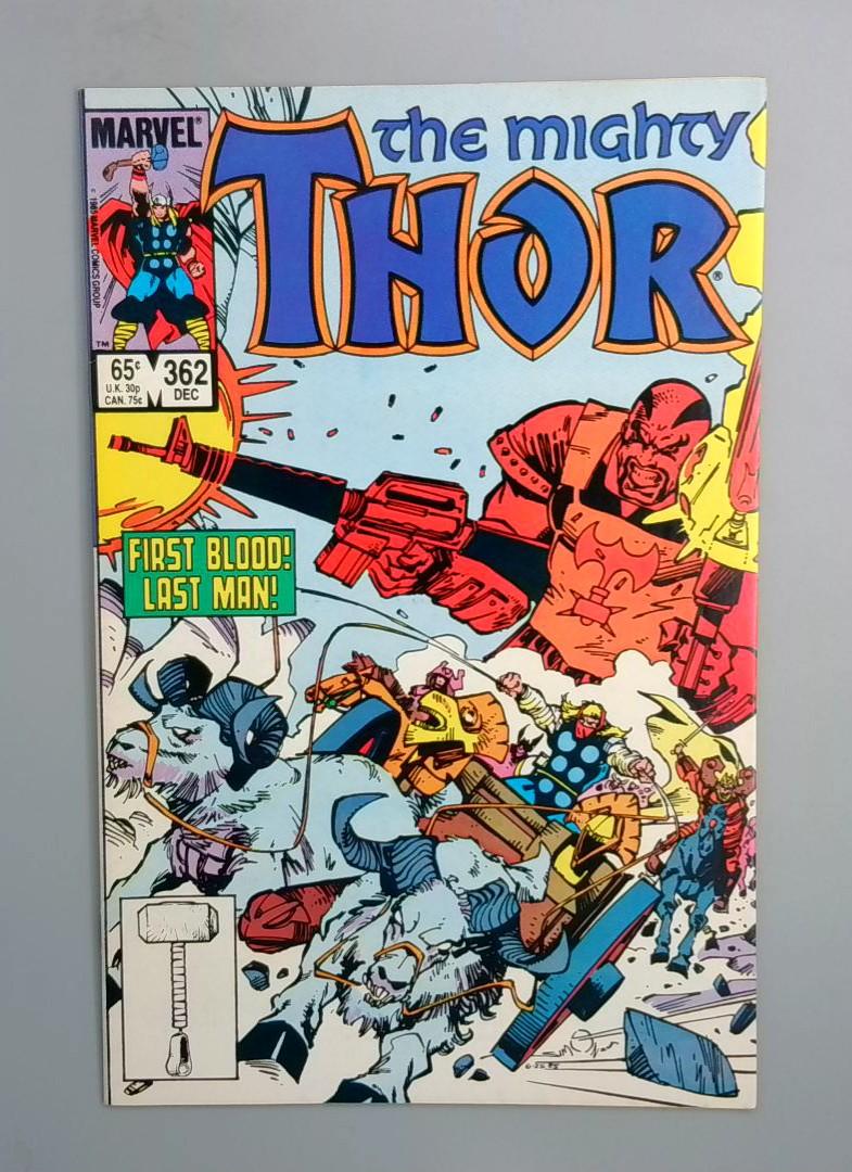 Thor #362, VF+ Marvel Comics, 1985 JR1