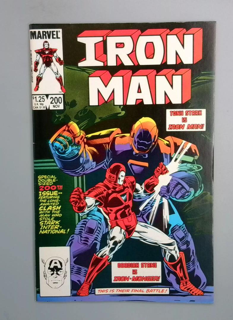 Iron Man #200, VF- 1st Iron Monger Marvel Comics, 1985 JR1