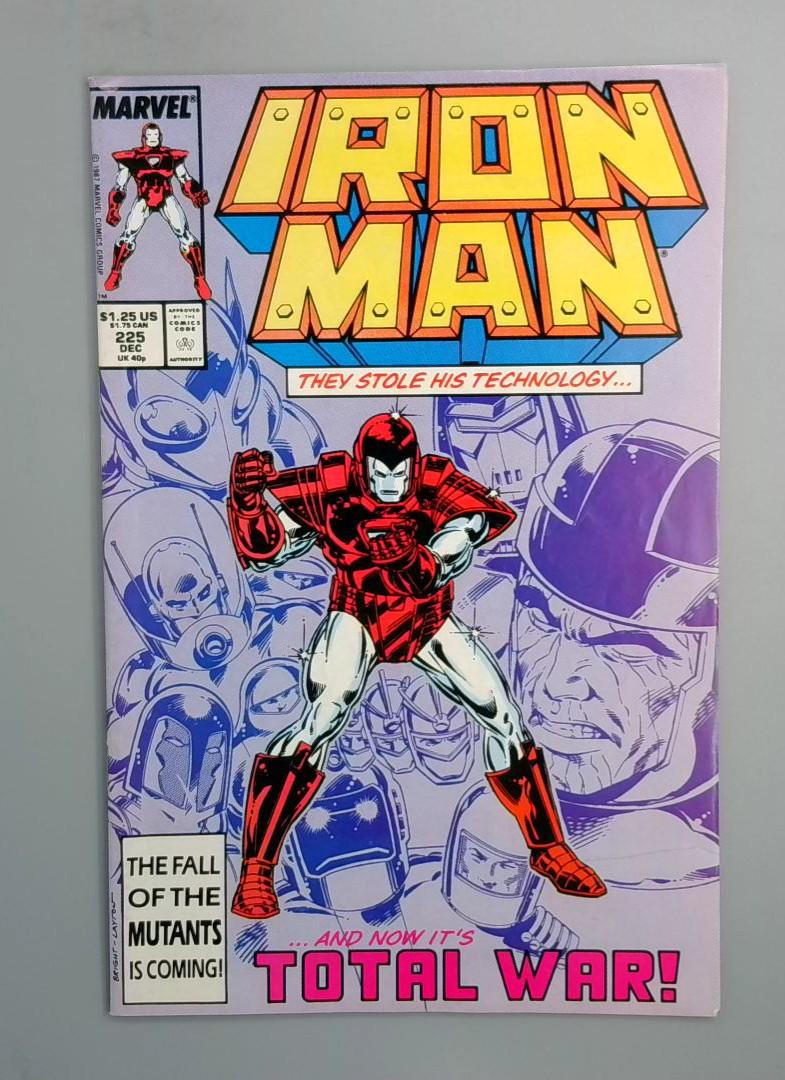 Iron Man #225 Armor Wars Marvel Comics, Dec 1987 JR1