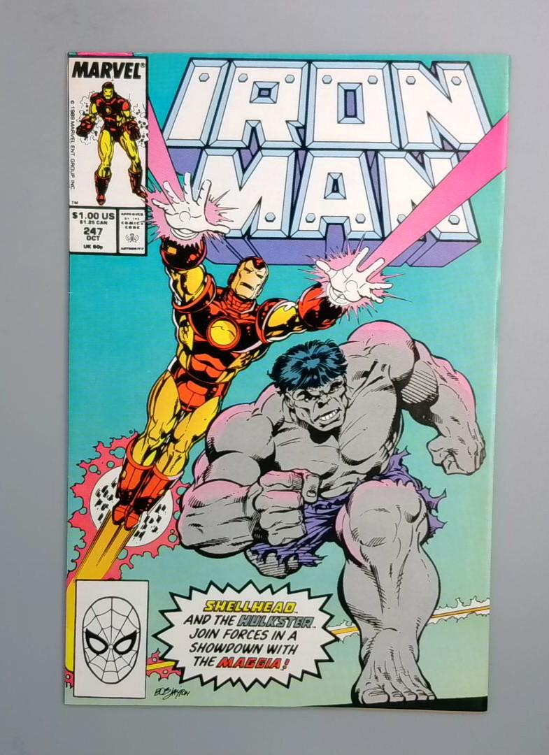 Iron Man #247, Hulk Marvel Comics, 1989 JR1