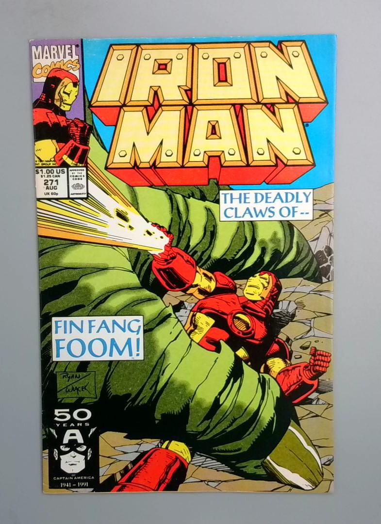 Iron Man #271, Fin Fang Foom!, Marvel Comics, 1991