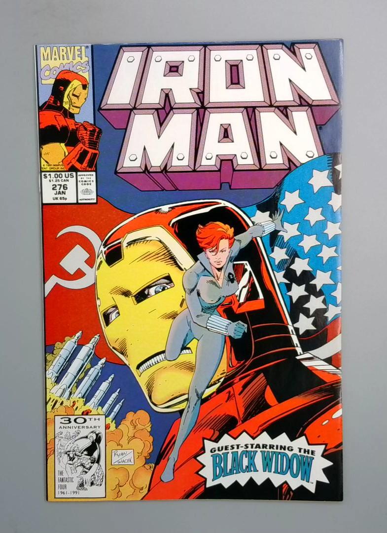Iron Man #276, Guest-Starring Black Widow, Marvel Comics, 1991 JR1