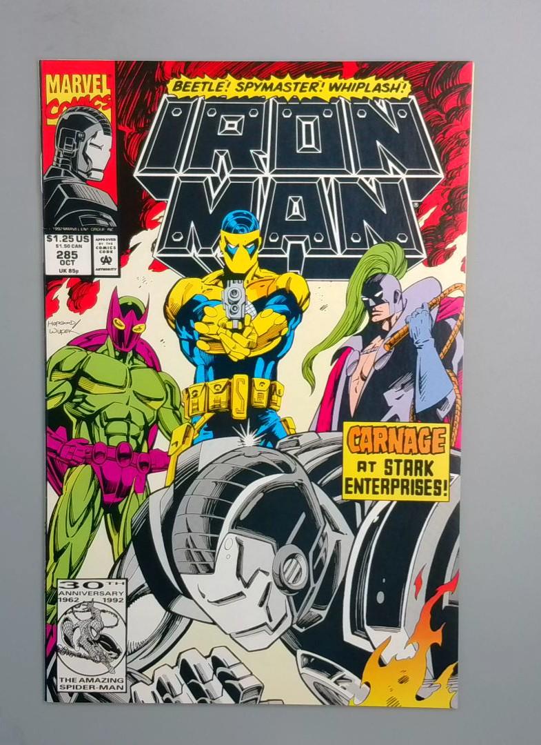 Iron Man #285, NM Carnage at Stark Enterprises, Marvel Comics, 1992 JR1