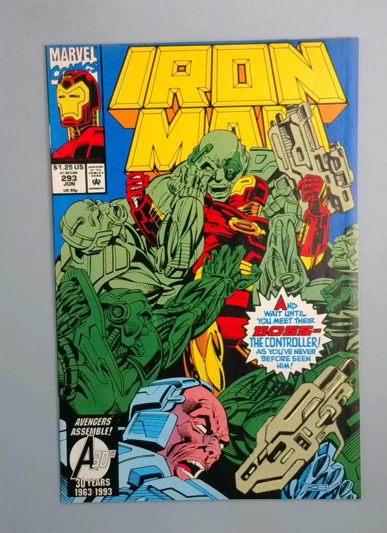 Iron Man #293, NM Avengers 30 Years 1963-1993, Marvel, 1993 JR1