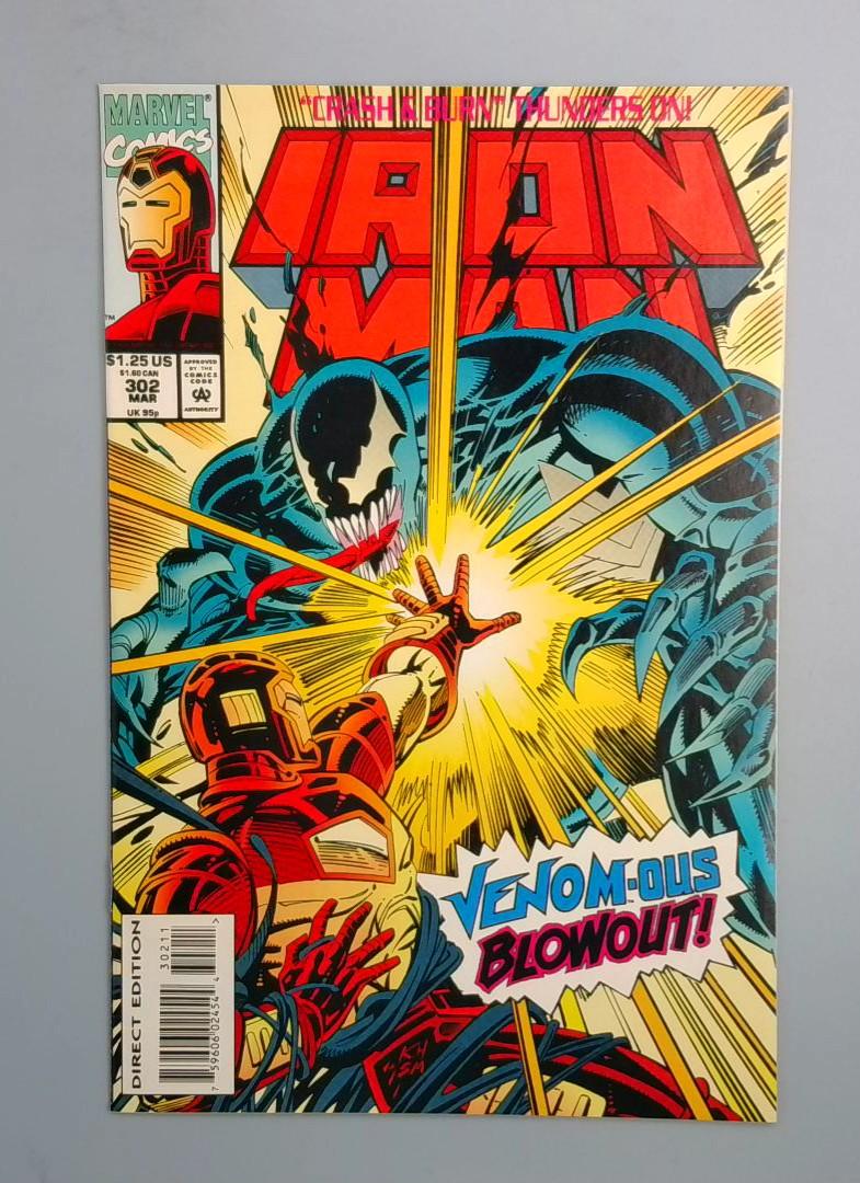 Iron Man #302 VF/NM Venom Marvel Comics, 1994 JR1