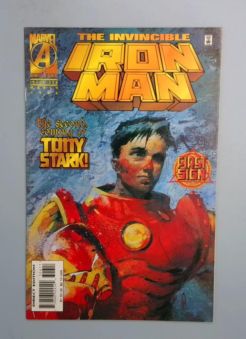 Iron Man #326, First Sign, Marvel, 1996 JR1