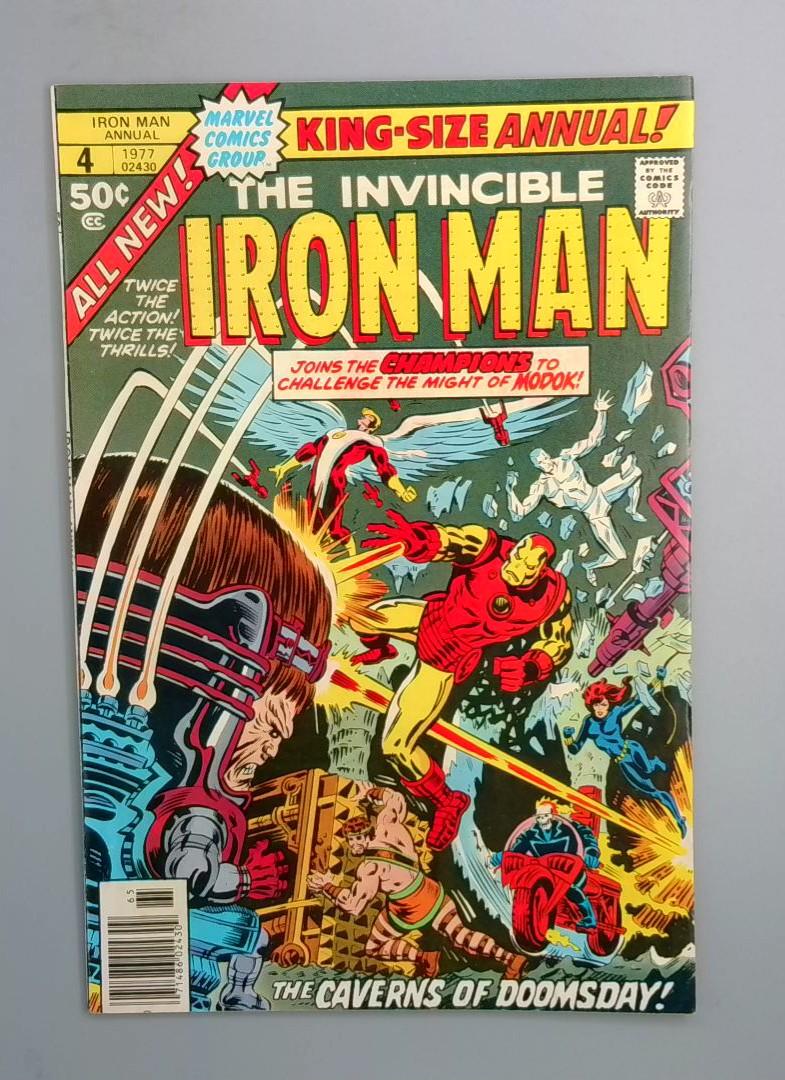 Iron Man Annual #4 FN- Champions Marvel Comics, 1977 JR1
