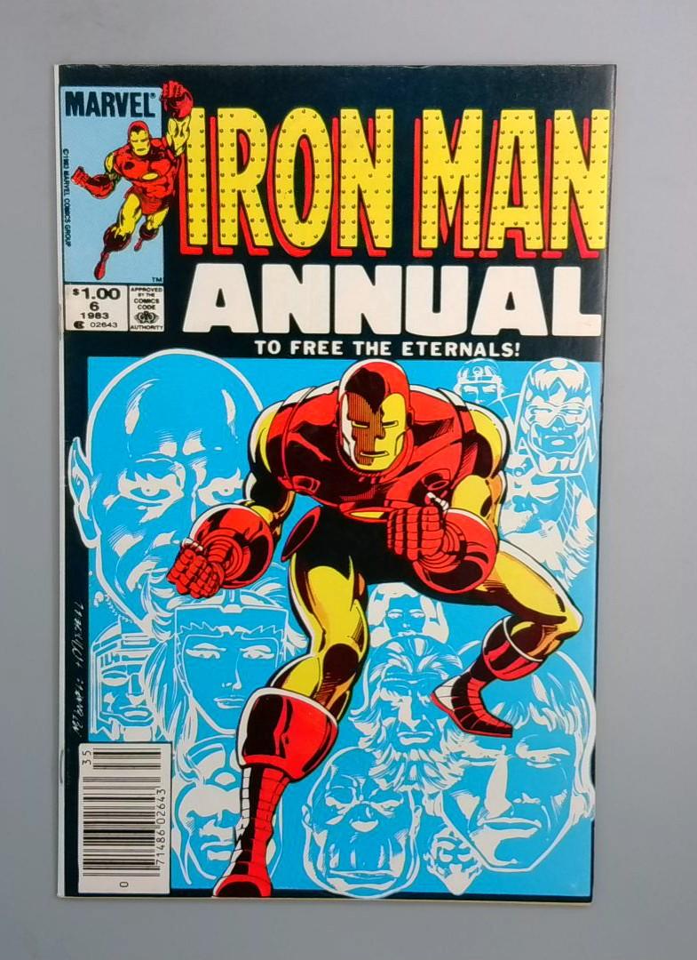 Iron Man Annual #6,VF+ Newsstand Marvel, 1983 JR1