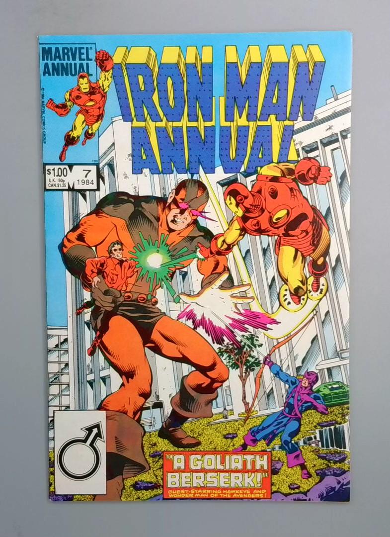 Iron Man Annual #7, VF 1st Goliath Marvel Comics, 1984 JR1