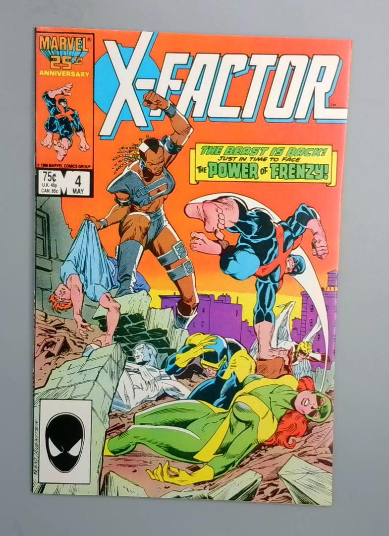 X-Factor #4, NM 1st Fenzy Marvel Comics, 1986 JR1