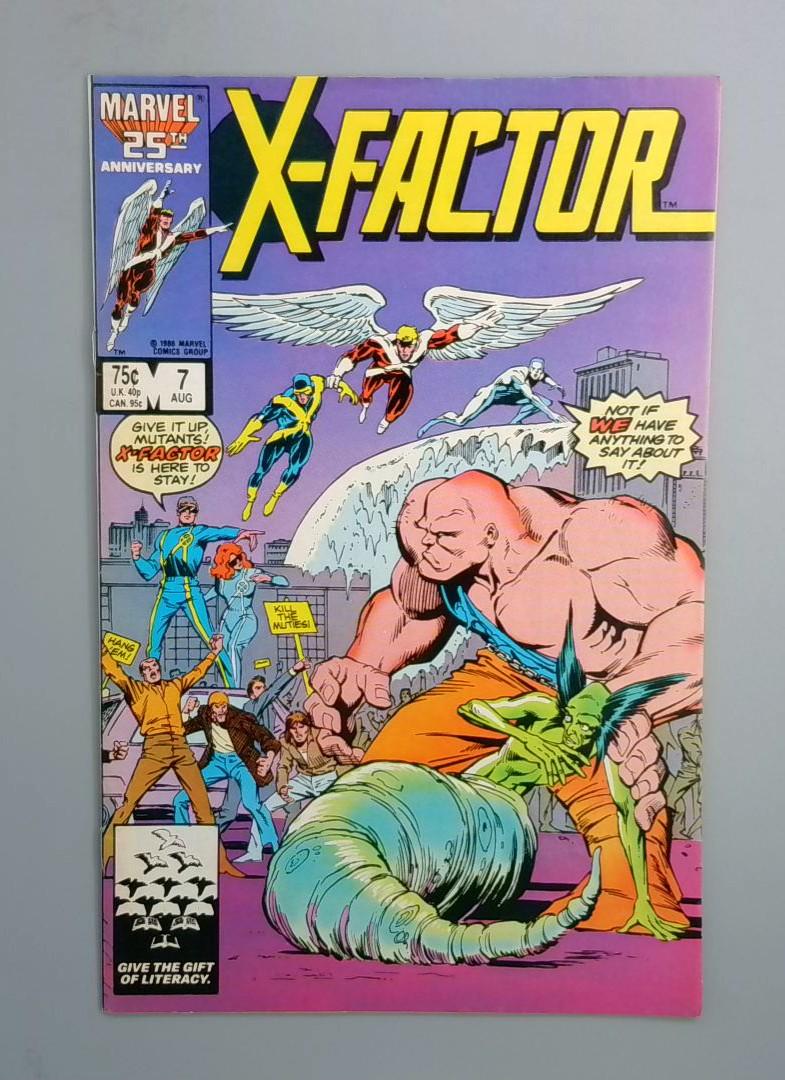 X-Factor #7, 1st Trish Tilby Marvel Comics, 1986 JR1