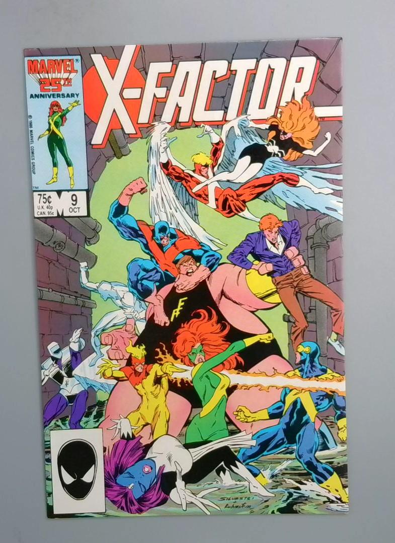 X-Factor #9, VF/NM Freedom Force Marvel Comics, October 1986 JR1