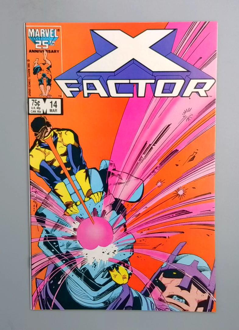 X Factor #14 NM Angel's Wings Removed Marvel Comics, 1987 JR1