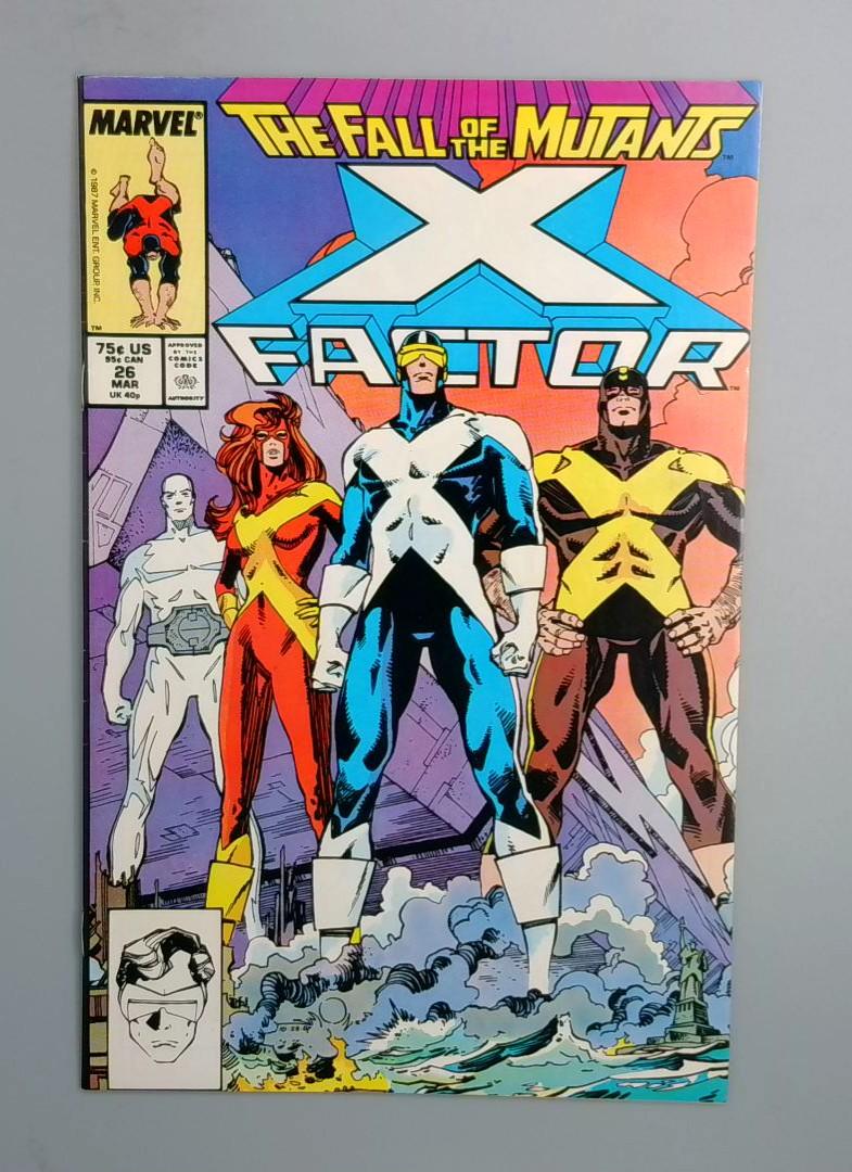 X-Factor #26, VF/NM Fall of the Mutants, Marvel, 1987 JR1