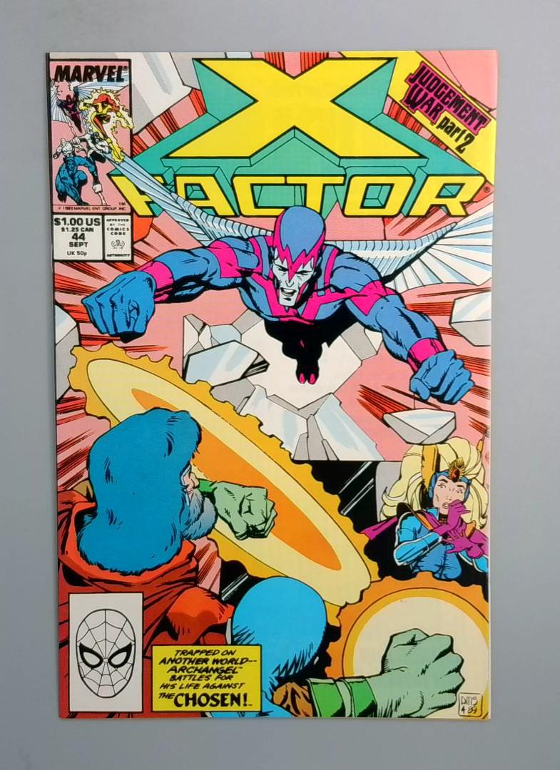 X Factor #44, NM Judgment War Part 2, Marvel Comics, 1987 JR1