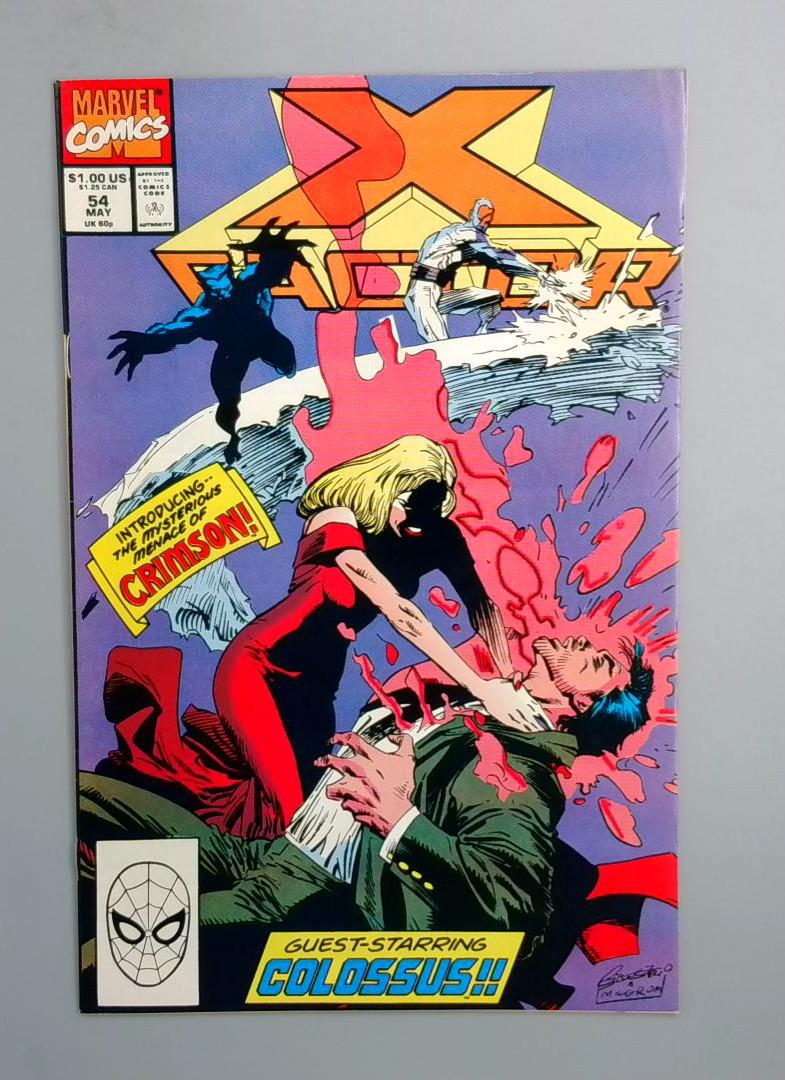X-Factor #54, Guest-Starring Colossus, Marvel Comics, 1990 JR1