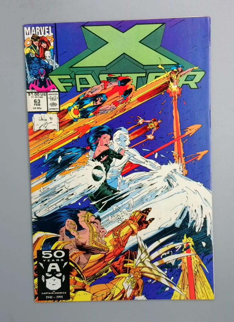 X-Factor #63, VF Marvel Comics, 1991 JR1