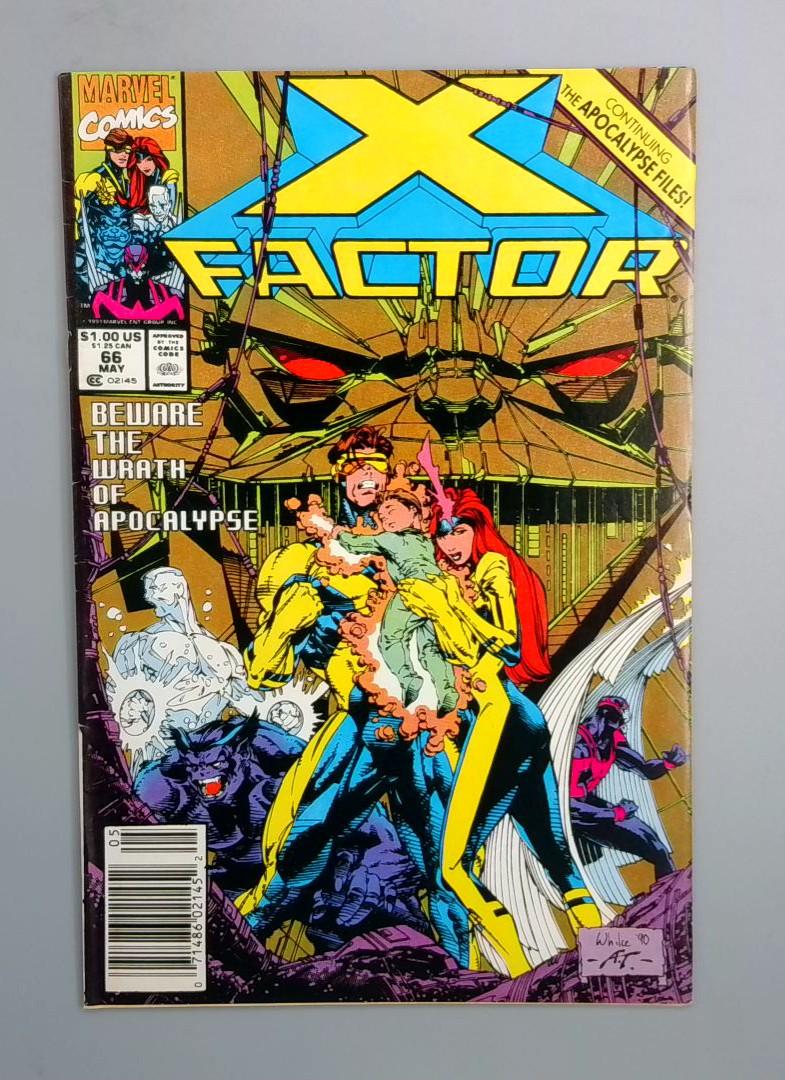 X-Factor #66 Newsstand Marvel Comics, 1991