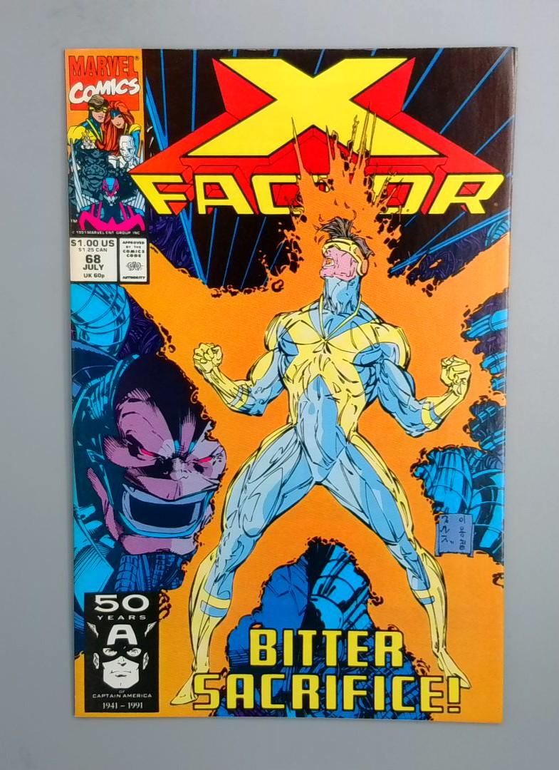 X Factor #68 VF/NM Baby Nathan Marvel Comics, 1991 JR1