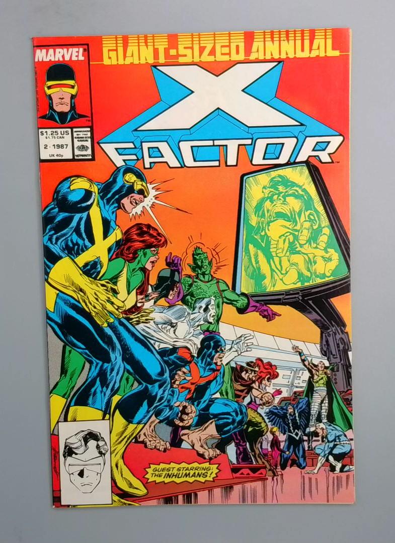 X-Factor Annual #2, VF/NM The Inhumans, Marvel, 1987 JR1