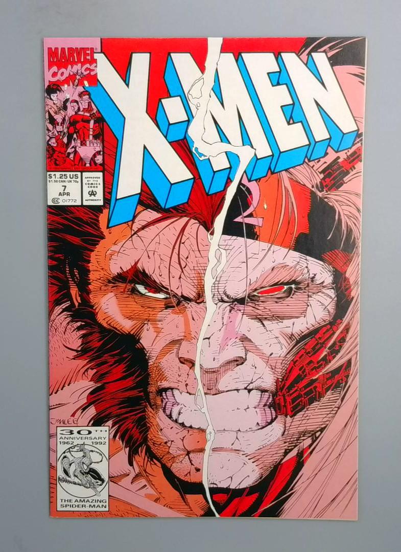 X-Men #7, NM Jim Lee Marvel Comics, 1992 JR1