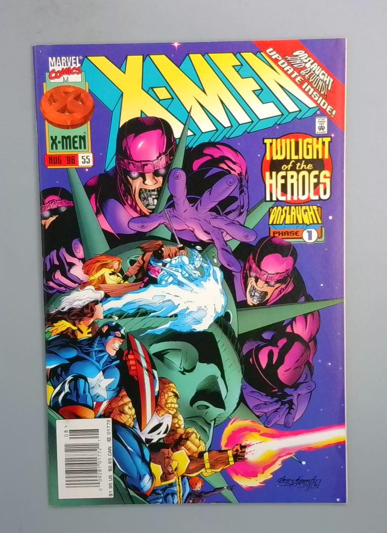 X-Men #55, NM Onslaught Phase 1, Marvel Comics, 1996 JR1