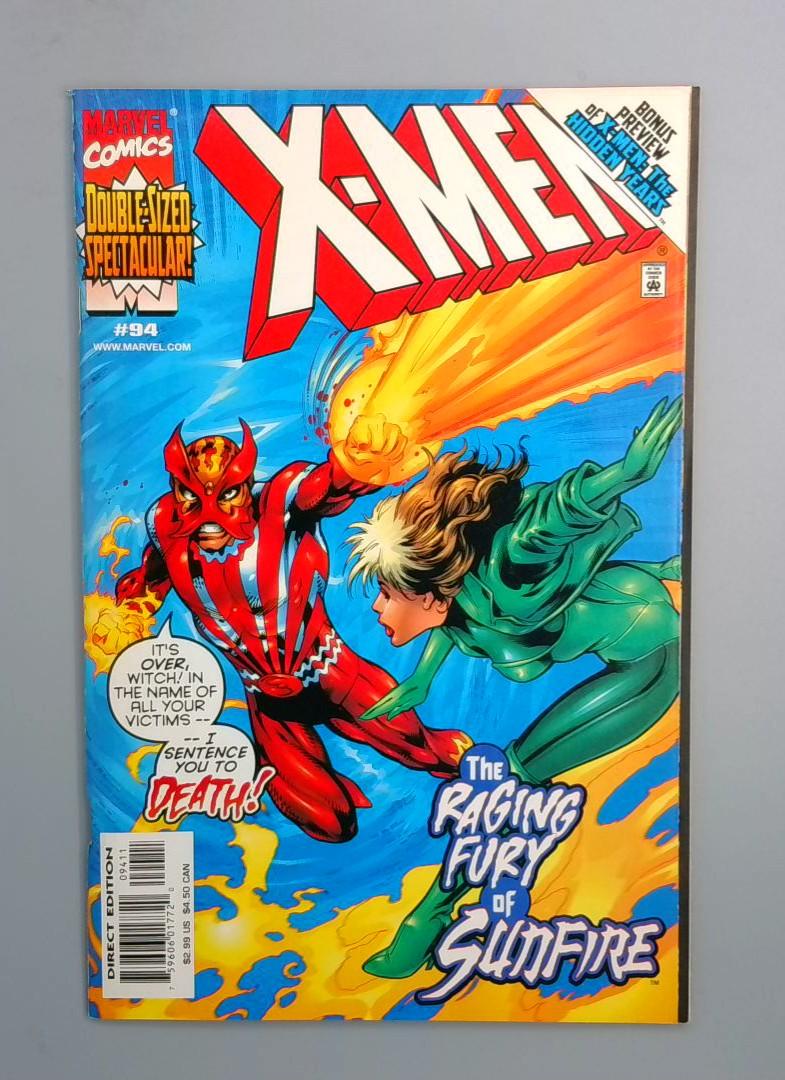 X-Men #94, NM- The Raging Fury of Sunfire, Marvel Comics, 1999 JR1