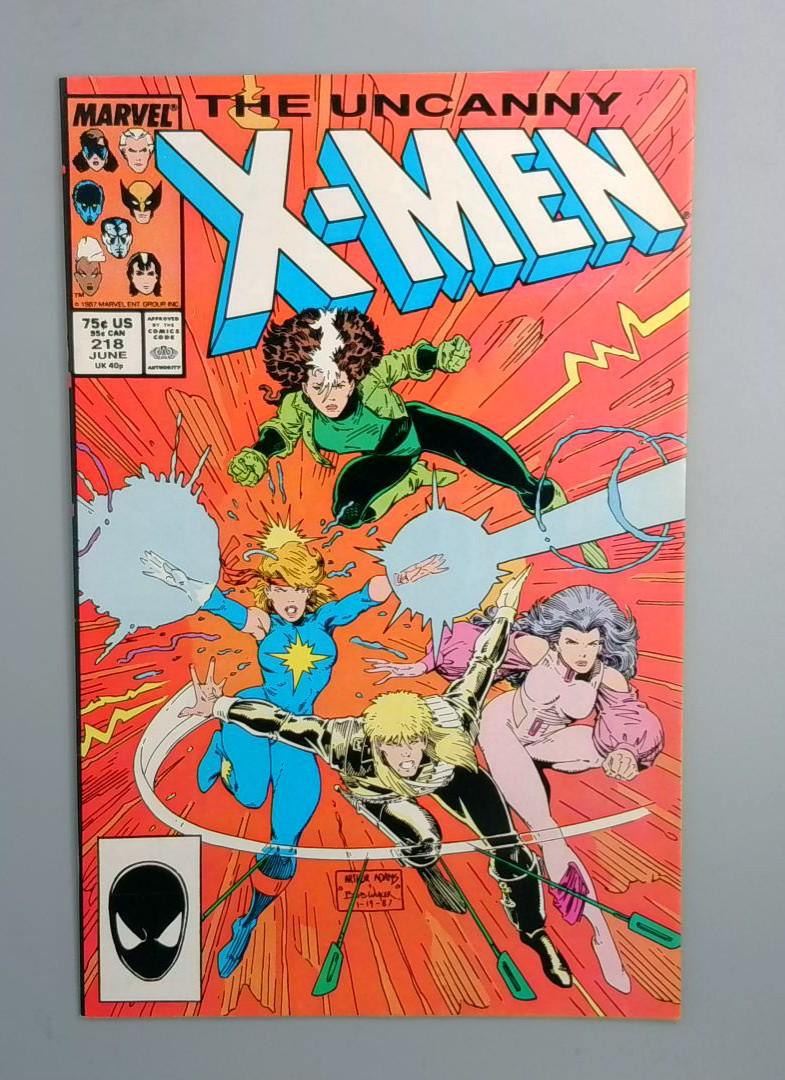 Uncanny X-Men #218, NM- Marvel Comics 1987 JR1
