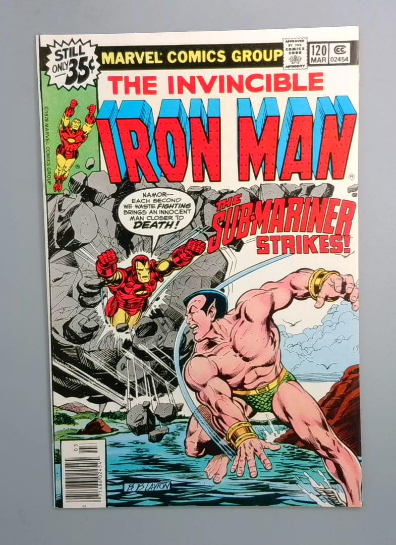 Iron Man #120, NM- 1st Justin Hammer, Marvel, 1979 JR1