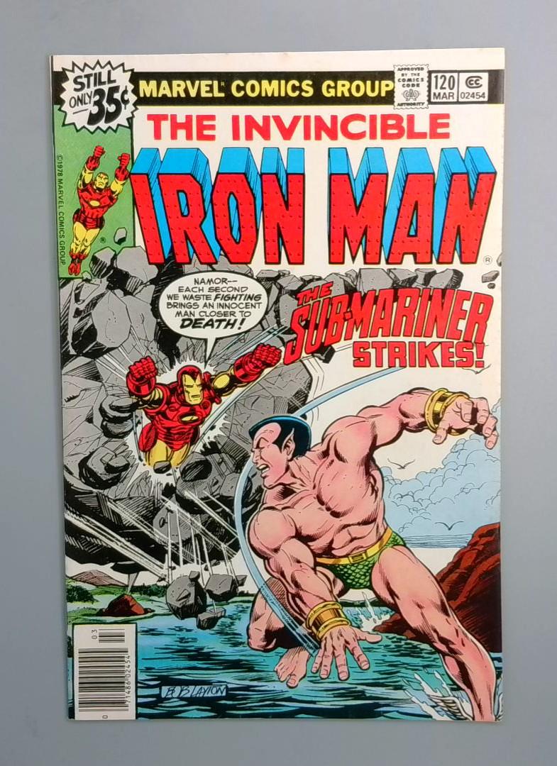 Iron Man #120, NM 1st Justin Hammer, Marvel, 1979 JR1 Copy2