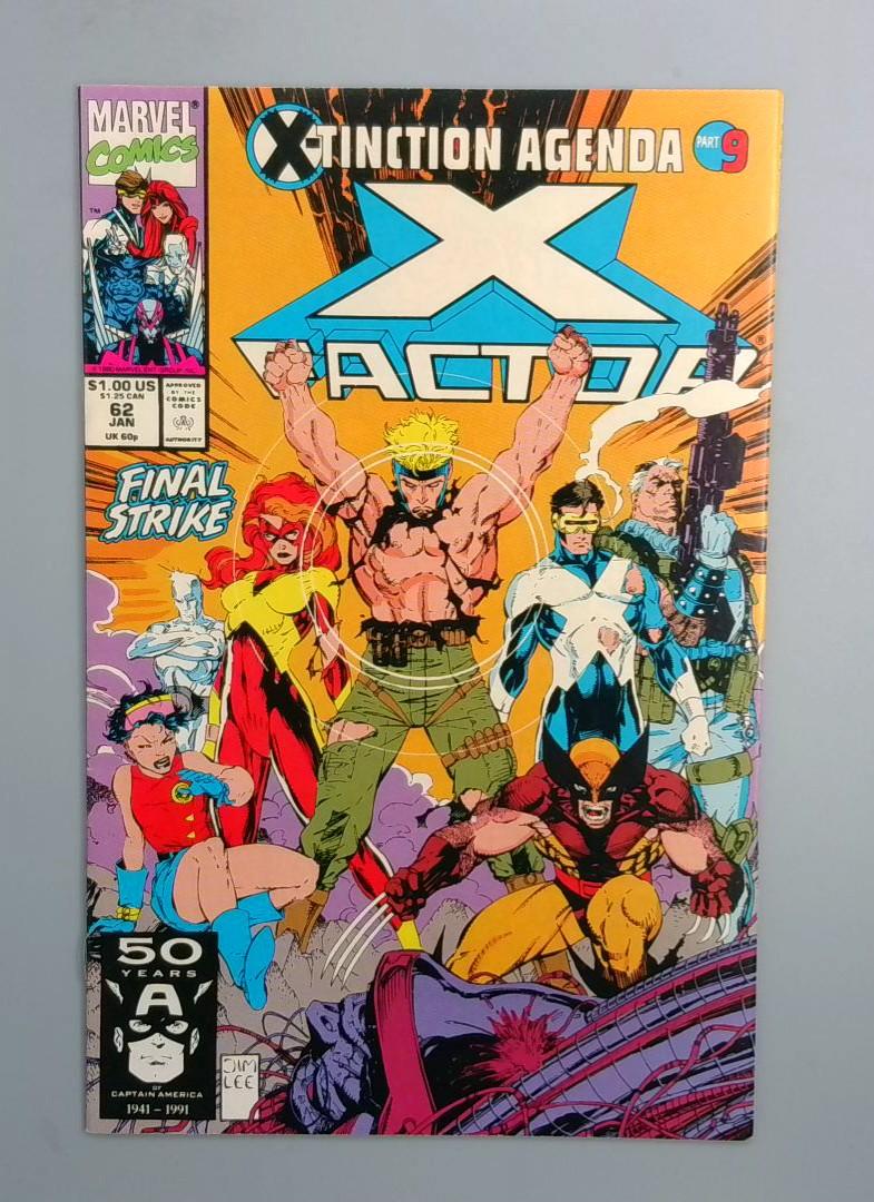 X-Factor #62, VF/NM Marvel Comics, 1991 JR1