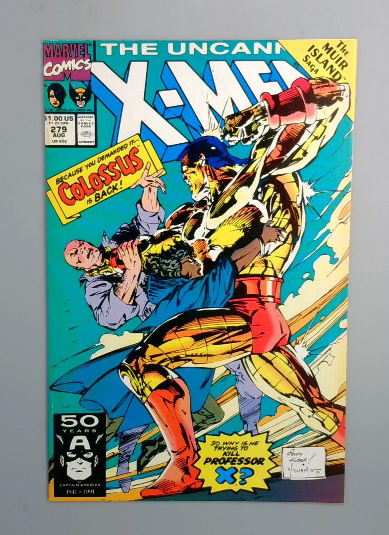 Uncanny X-Men #279, Colossus is Back, Marvel Comics, 1991 JR1