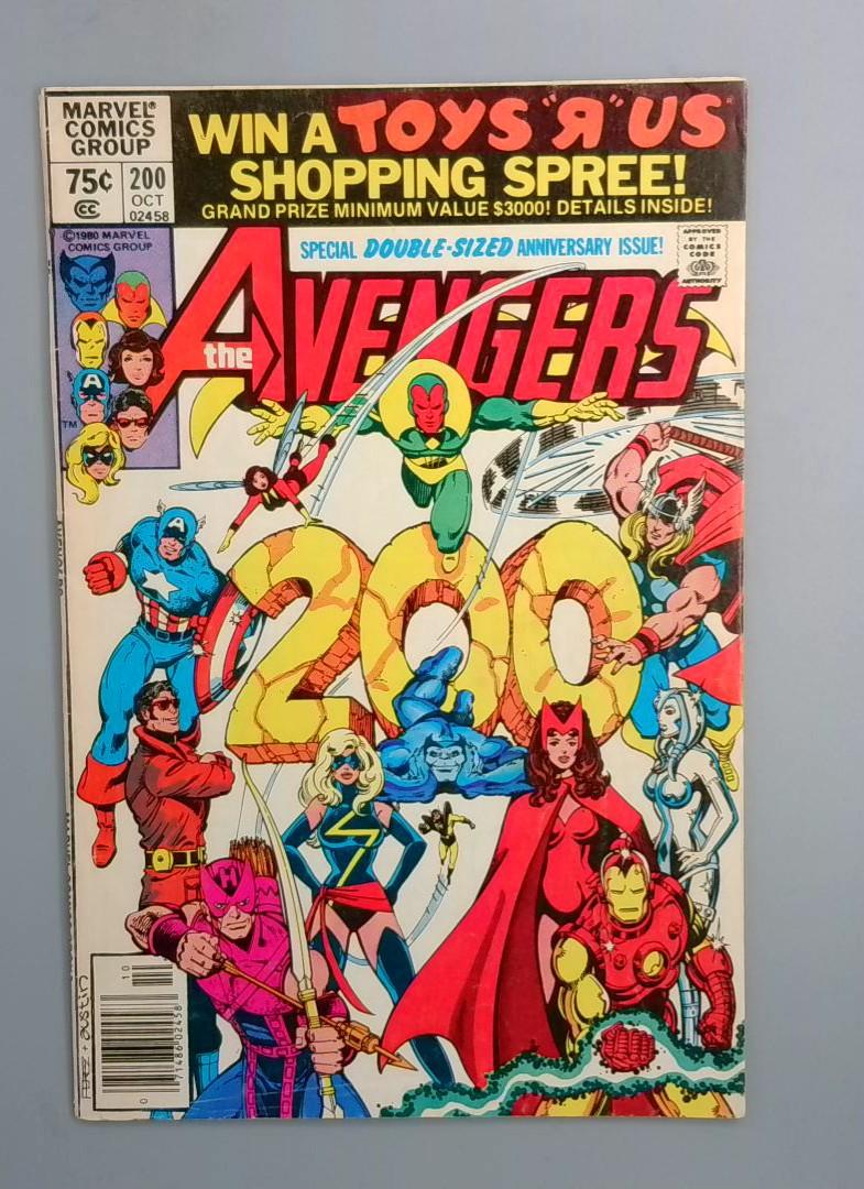 Avengers #200, Anniversary Issue, Marvel Comics, 1980 JR1