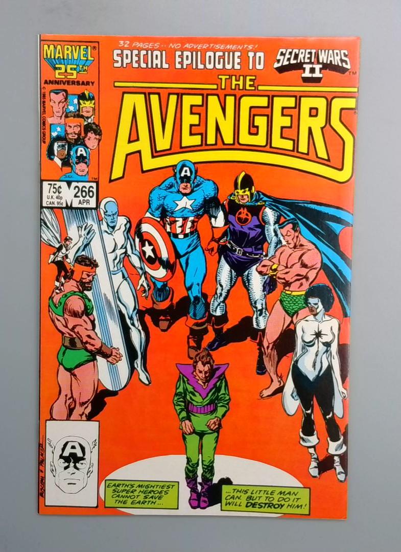 Avengers #266, NM- Special Epilogue to Secret Wars II, Marvel, 1986 JR1