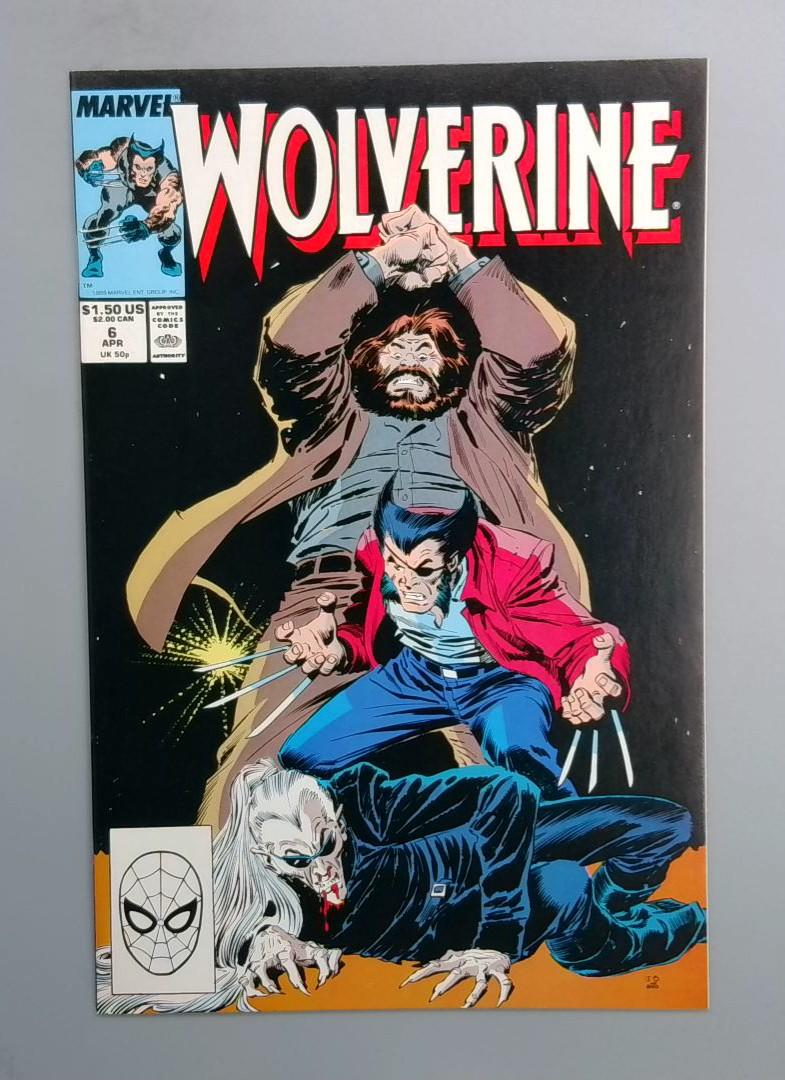 Wolverine #6 NM McFarlane art, Marvel Comics, 1989 JR1
