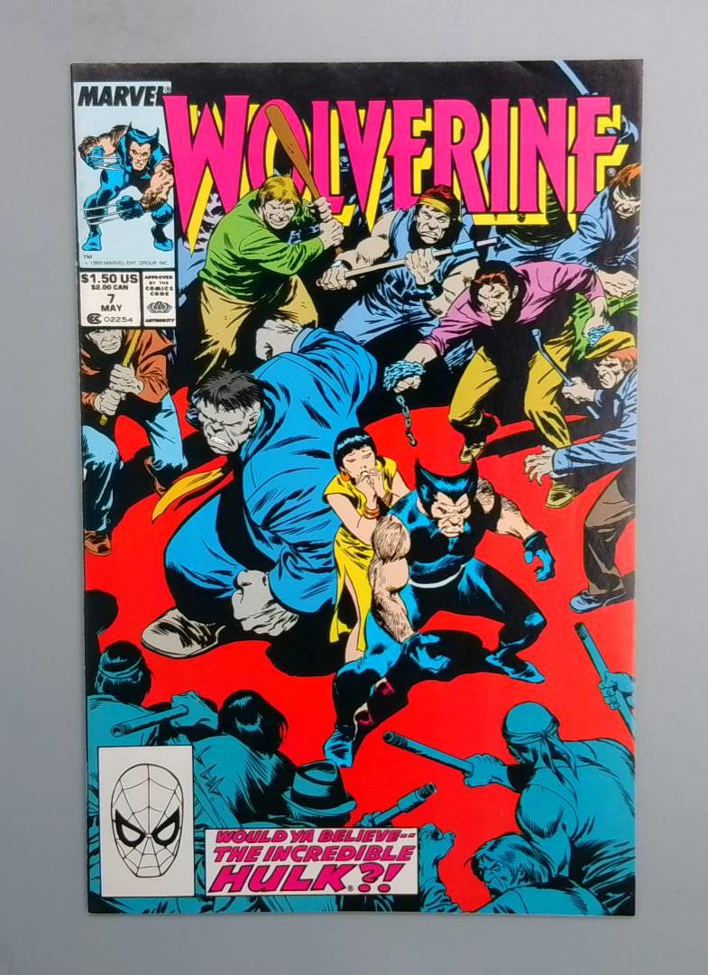 Wolverine #10 VF?NM Hulk Marvel Comics, 1989 JR1