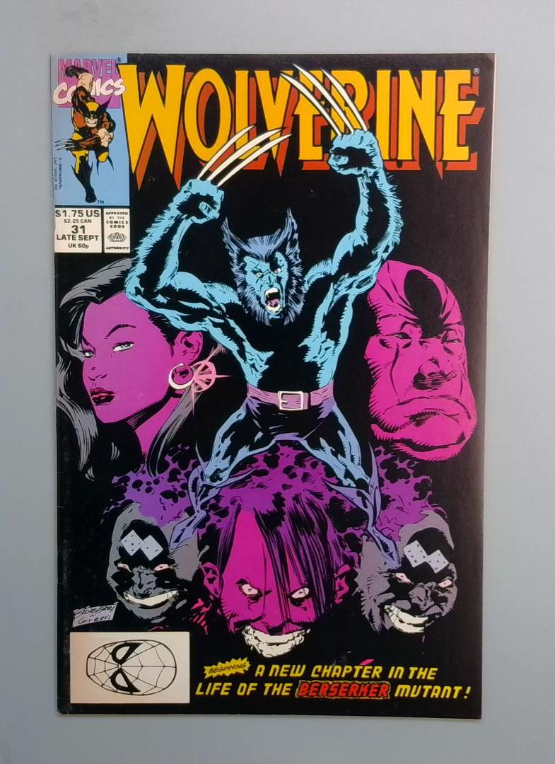 Wolverine #31, Late Sept, Marvel Comics, 1990 JR1