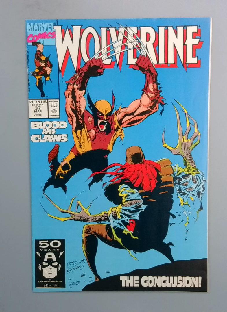 Wolverine #37, NM- 1st Albert Blood and Claws, Marvel Comics, 1991 JR1