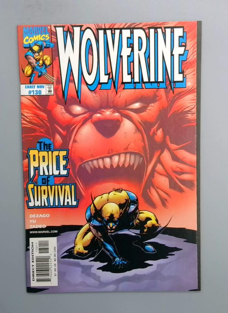 Wolverine #130, NM Wendigo Marvel Comics 1998 JR1