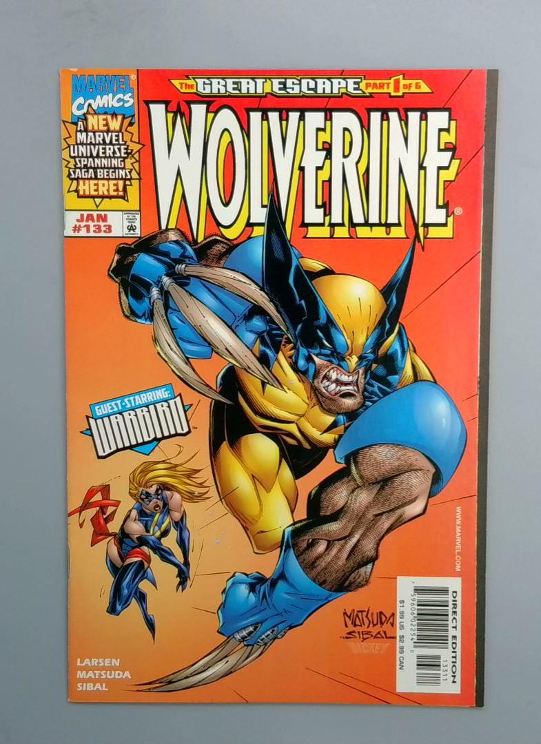 Wolverine #133, VF "The Great Escape" Part 1, Marvel Comics, 1999 JR1