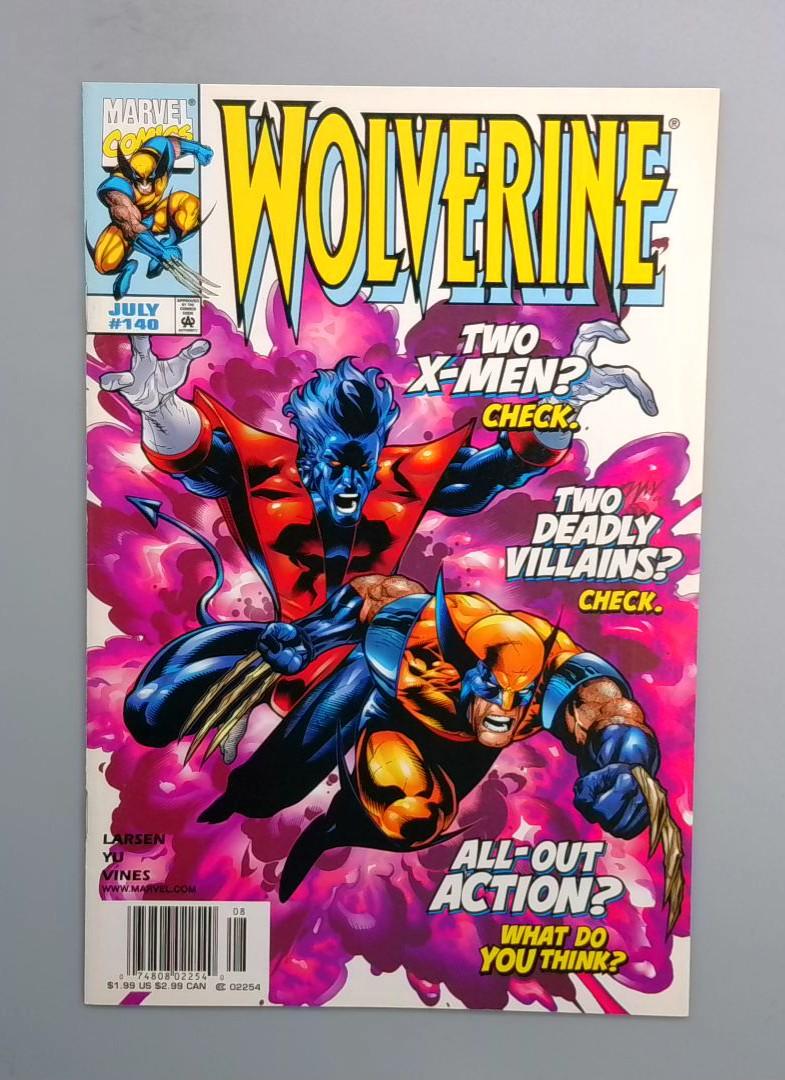 Wolverine #140, VF/NM Marvel Comics, July 1999 JR1