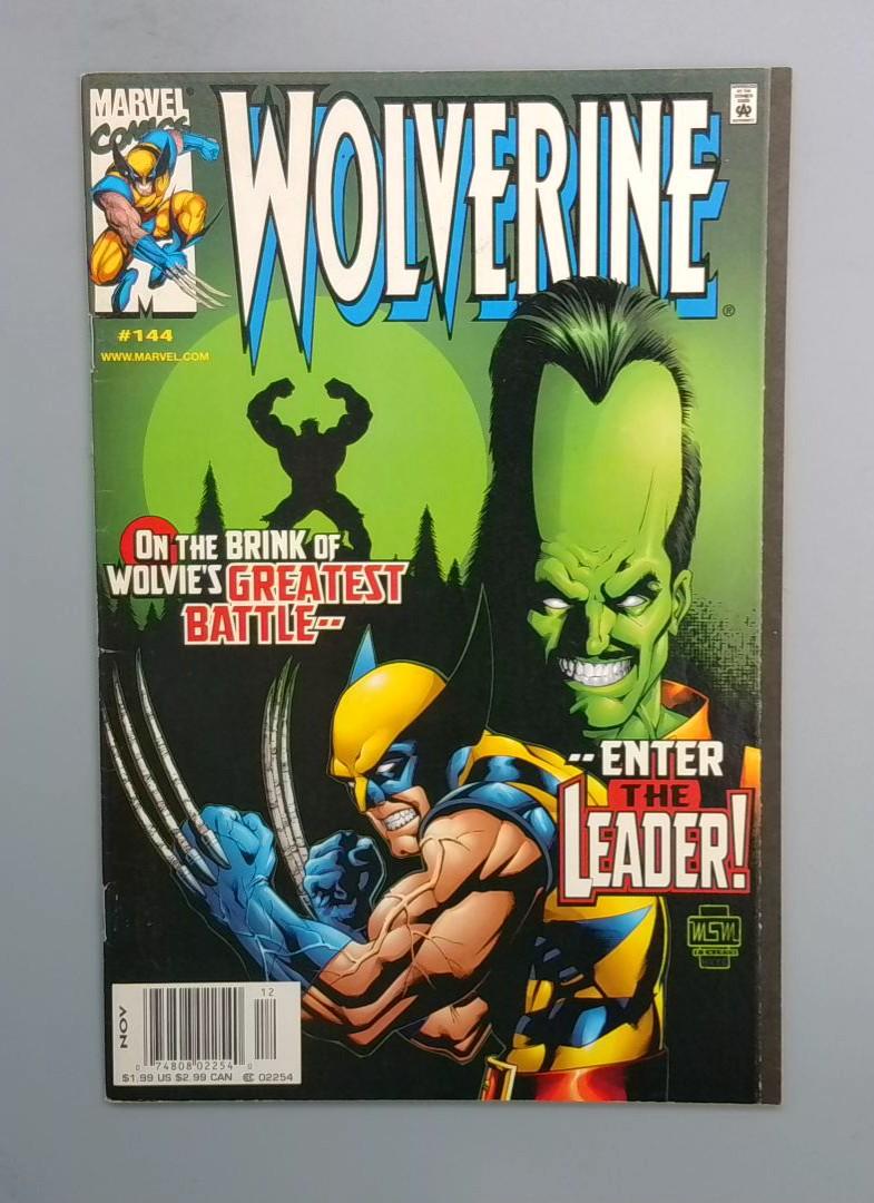Wolverine #144, VF+ Marvel Comics, 2000 JR1